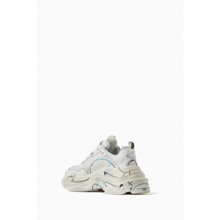 Balenciaga - Triple S Sketch Sneakers in Double Foam & Mesh