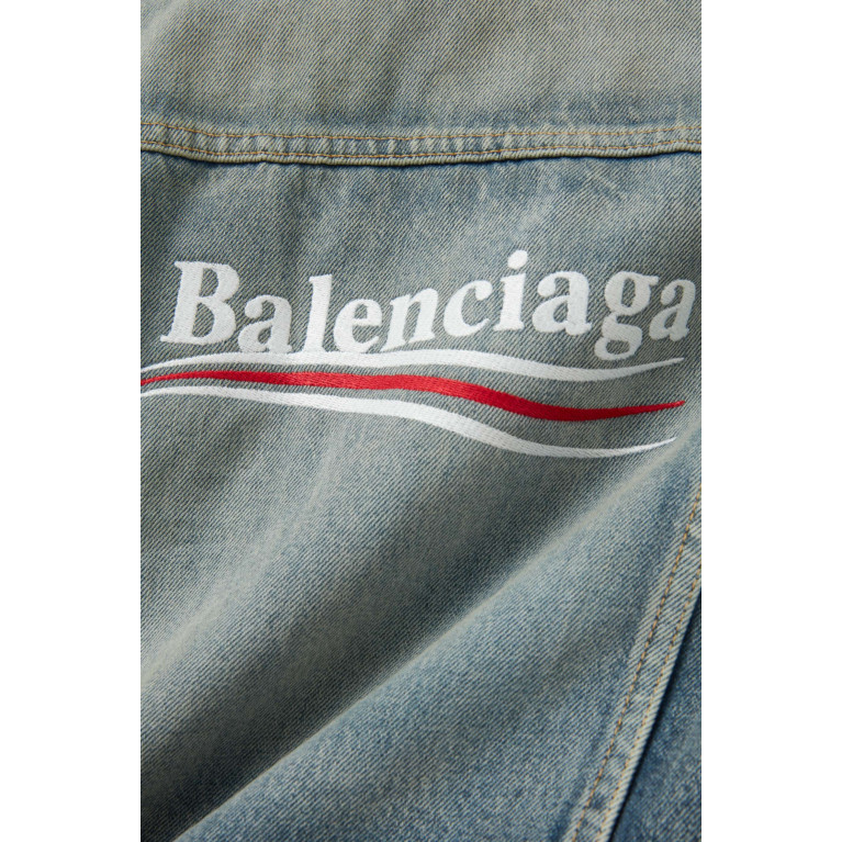 Balenciaga - Oversized Political Campaign Jacket in Japanese Denim