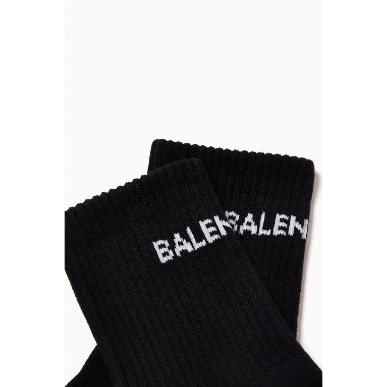Balenciaga - Balenciaga Tennis Socks in Cotton Blend