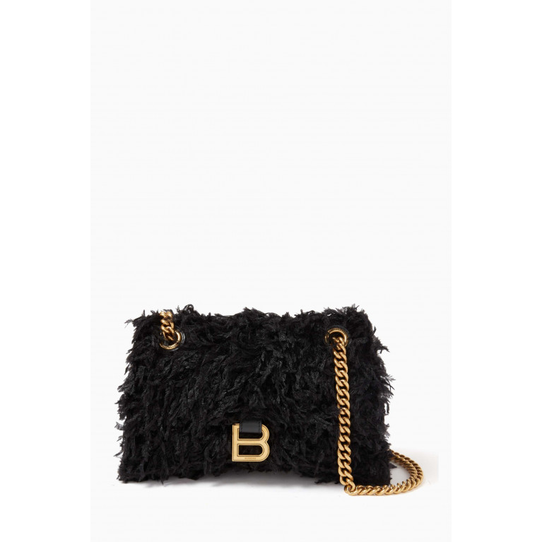 Balenciaga - Small Crush Chain Bag in Fabric Feathers