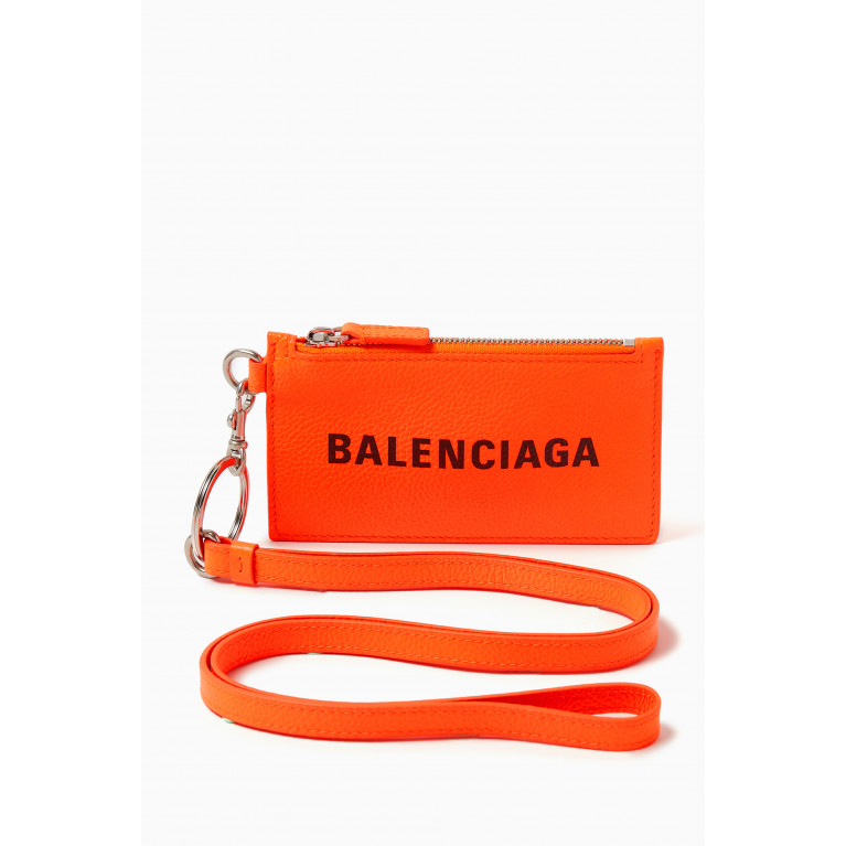 Balenciaga - Cash Card Case on Keyring in Calfskin