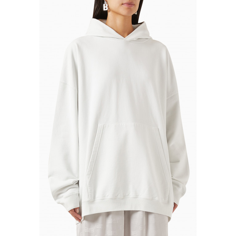 Balenciaga - Embellished Logo Large-fit Hoodie in Fleece