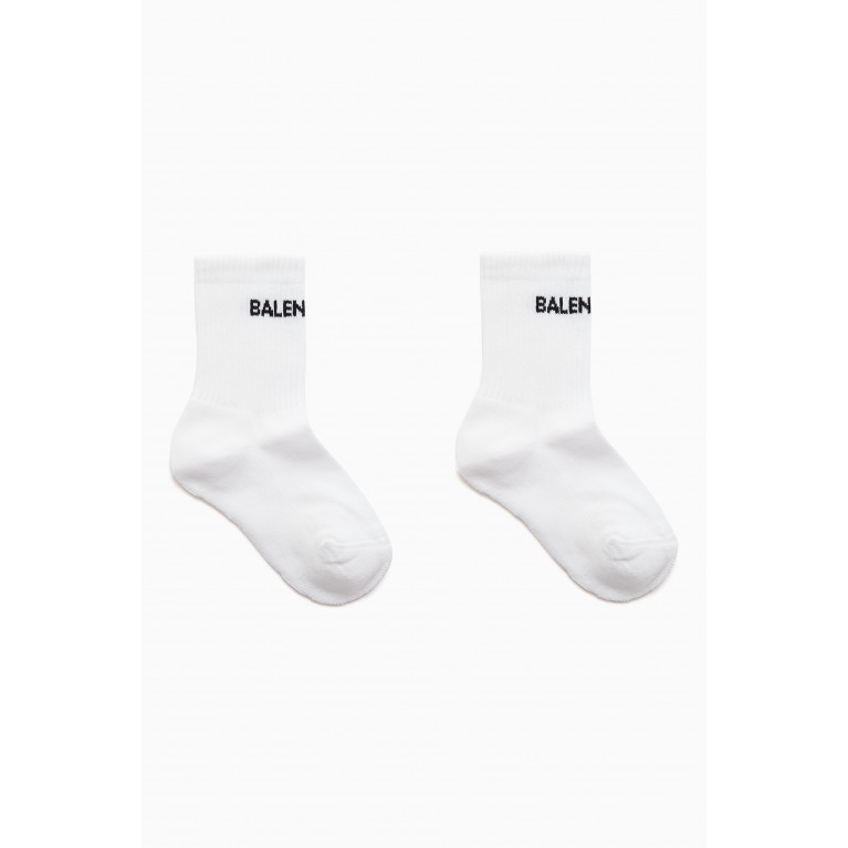 Balenciaga - Balenciaga Tennis Socks in Cotton Blend
