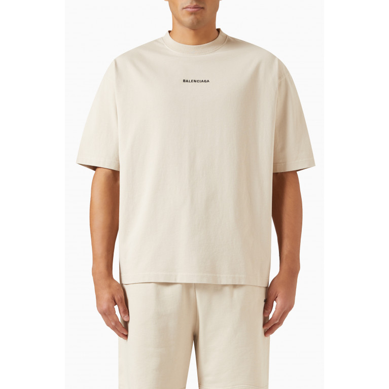 Balenciaga - Logo Medium-fit T-shirt in Cotton-jersey