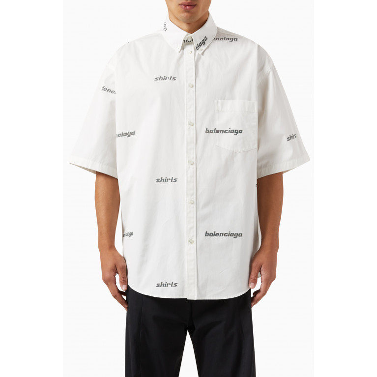 Balenciaga - Large Fit Shirt in Cotton Poplin