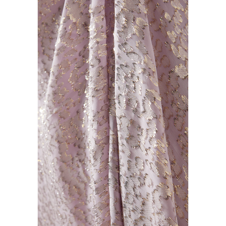 Maje - Rimexa Pleated Maxi Dress in Lurex-blend