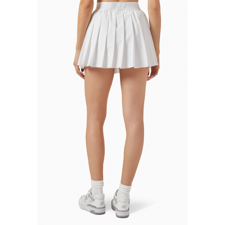 P.E. Nation - Volley Pleated Mini Skirt in Recycled Poly-blend