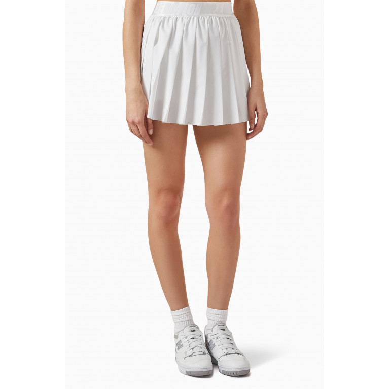 P.E. Nation - Volley Pleated Mini Skirt in Recycled Poly-blend