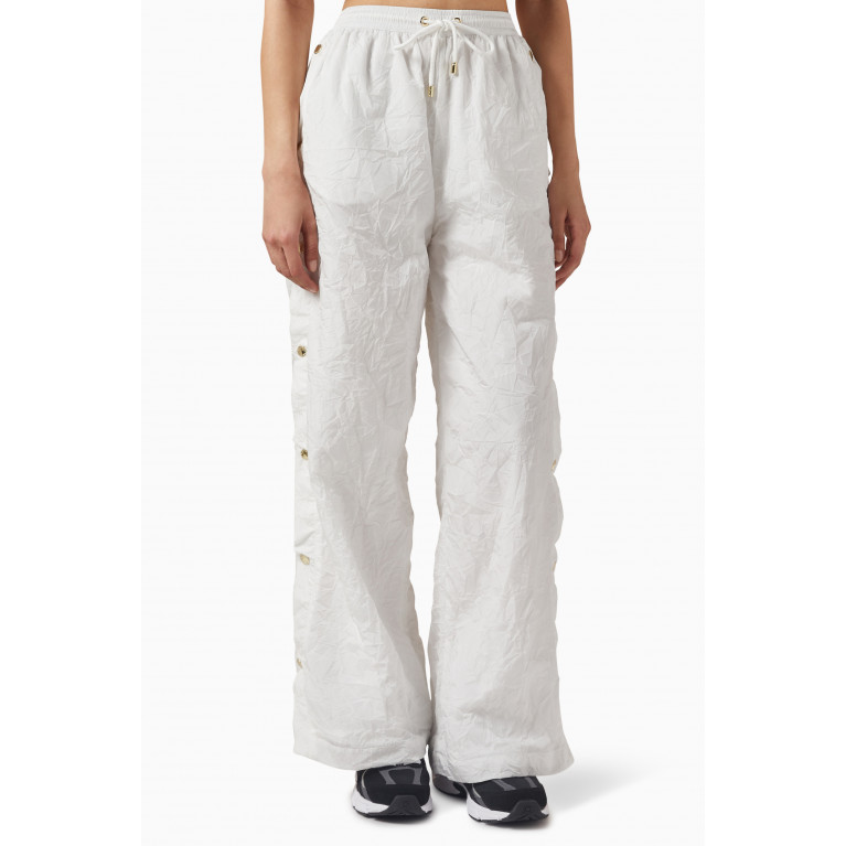 P.E. Nation - Volley High-rise Pants in Crinkled-nylon
