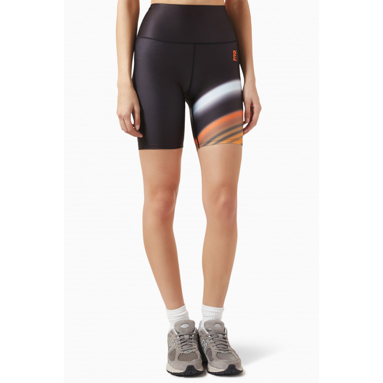 P.E. Nation - Wave Form 5" Bike Shorts in Recycled Poly-blend