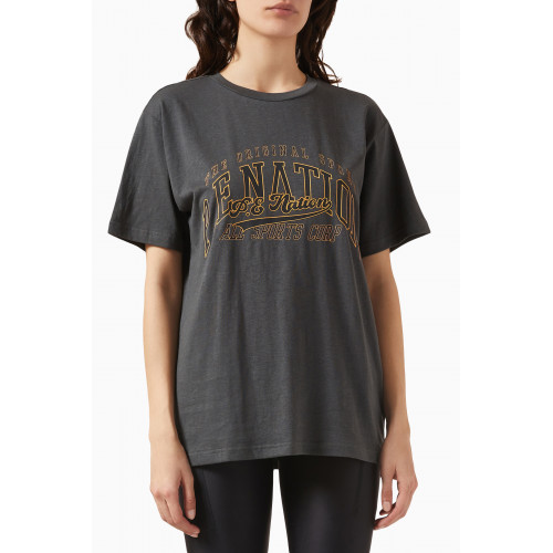 P.E. Nation - A-frame T-shirt in Organic Cotton-blend