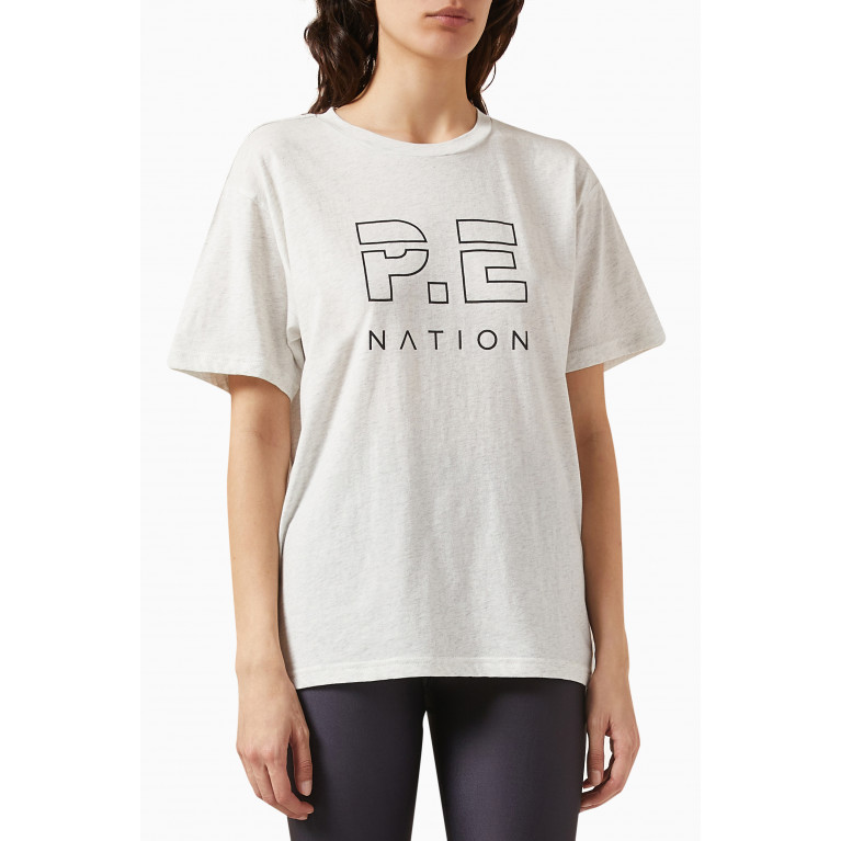 P.E. Nation - Heads Up T-shirt in Organic Cotton-jersey