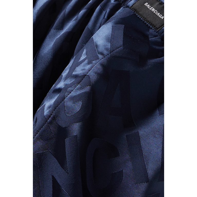 Balenciaga - Trousers in Fluid Logo Jacquard