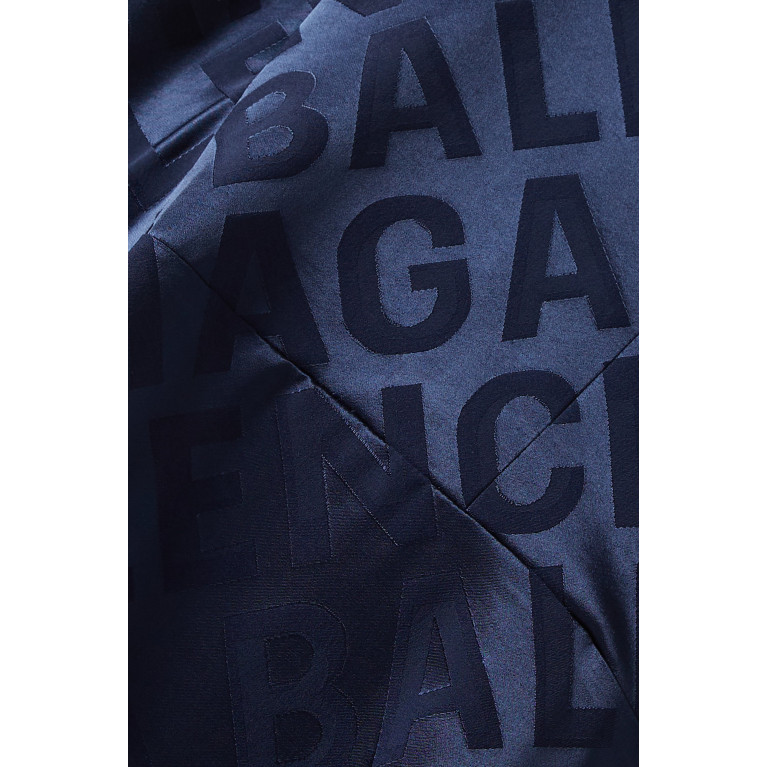 Balenciaga - Monogram Oversized Dress in Satin
