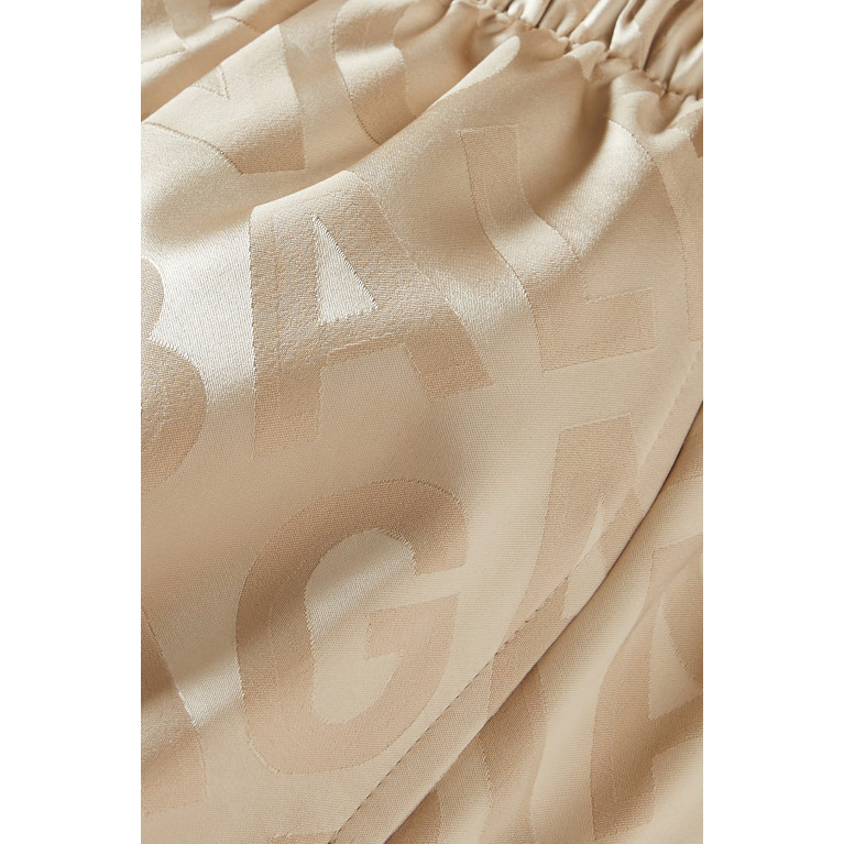 Balenciaga - Logo Jacquard Pyjama Pants in Organic-silk