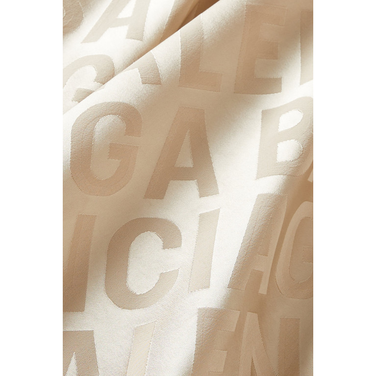 Balenciaga - Logo Jacquard Shirt in Organic-silk