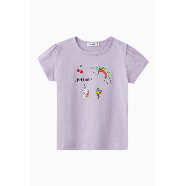 NASS - Graphic Print T-Shirt in Cotton