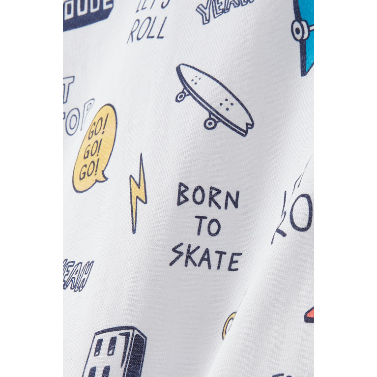 NASS - Graphic Print T-shirt in Cotton