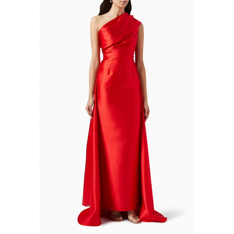 Solace London - Alba Maxi Dress Red