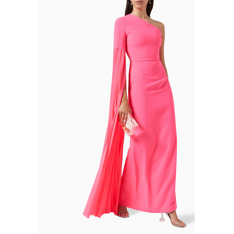 Solace London - Delia Maxi Dress Pink