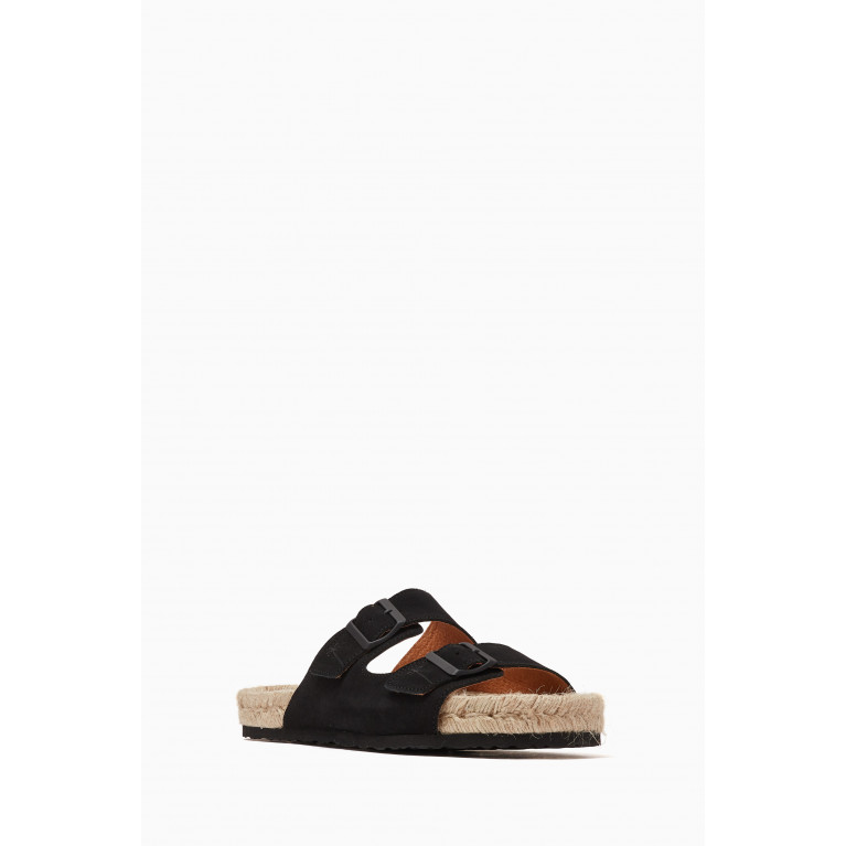 Manebi - Nordic Sandals in Leather & Suede