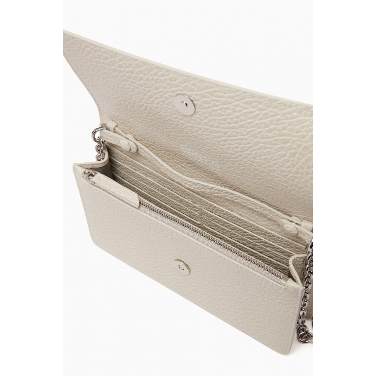 Maison Margiela - Four-stitch Wallet on Chain in Leather