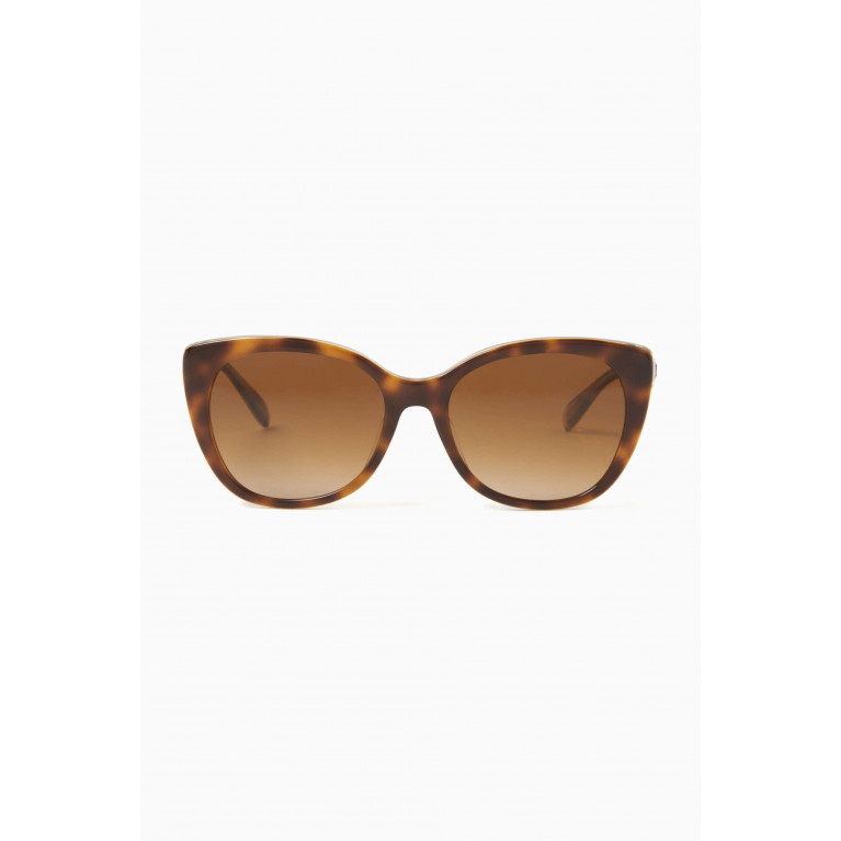 Coach - Cat-eye Sunglasses in Acetate Brown