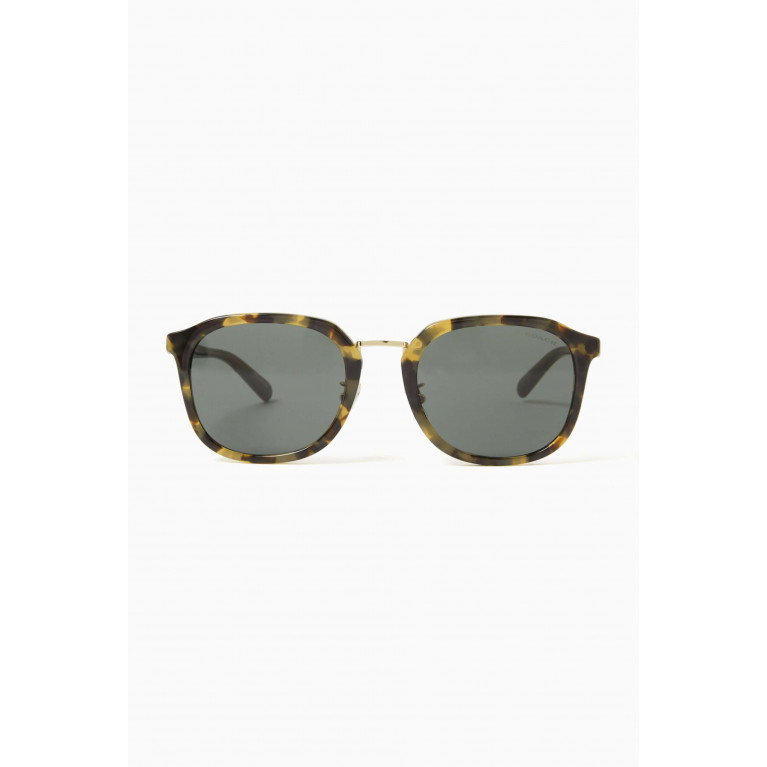 Coach - D-frame Sunglasses in Acetate & Metal