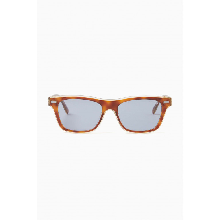 Coach - D-frame Sunglasses in Acetate Brown