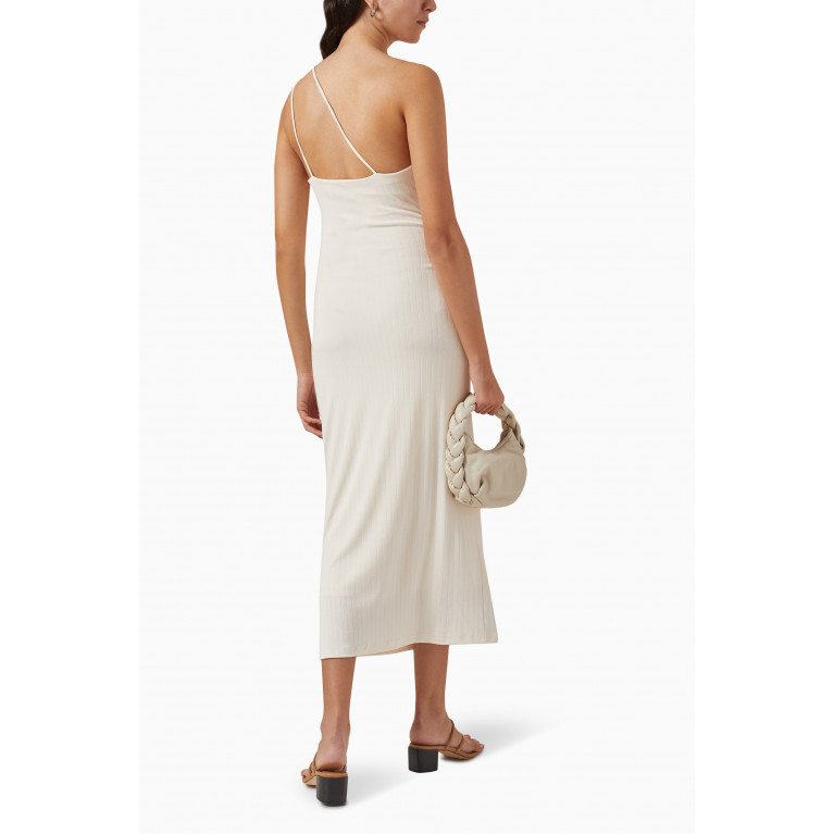 Significant Other - Martha One-shoulder Midi Dress in Stretch-jersey