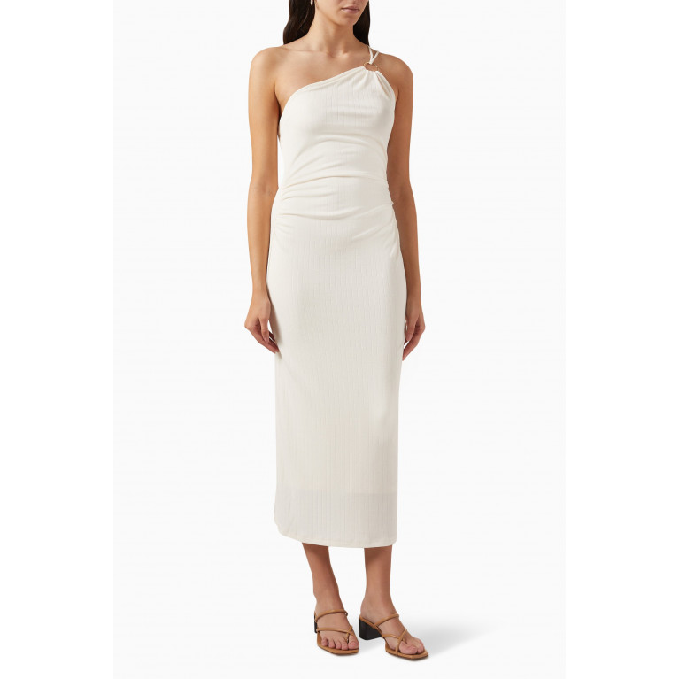 Significant Other - Martha One-shoulder Midi Dress in Stretch-jersey