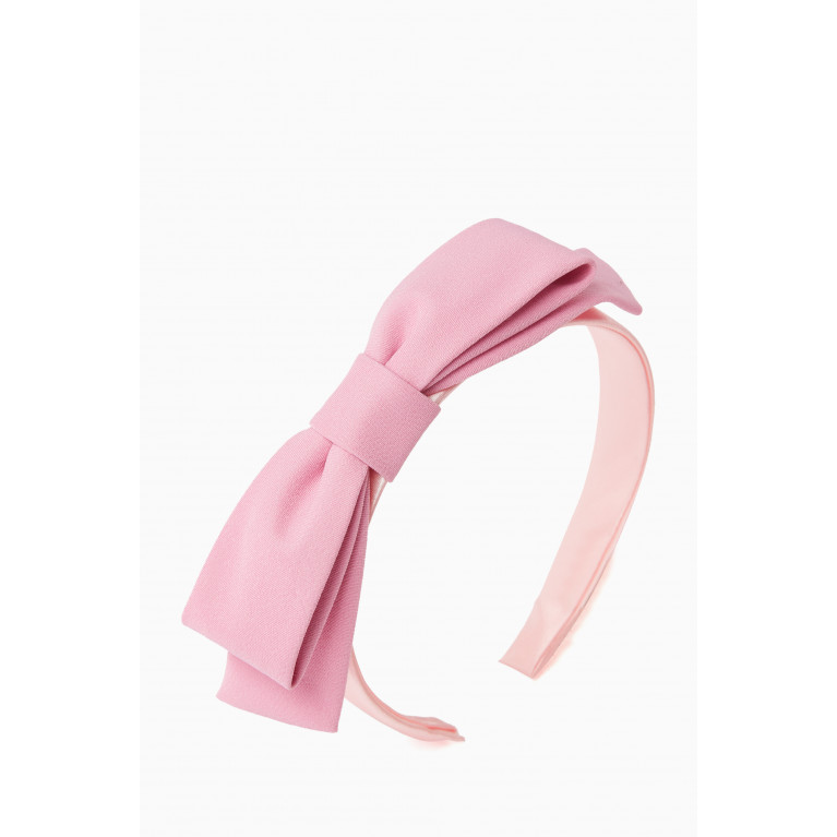 Hucklebones - Side Bow Headband Pink