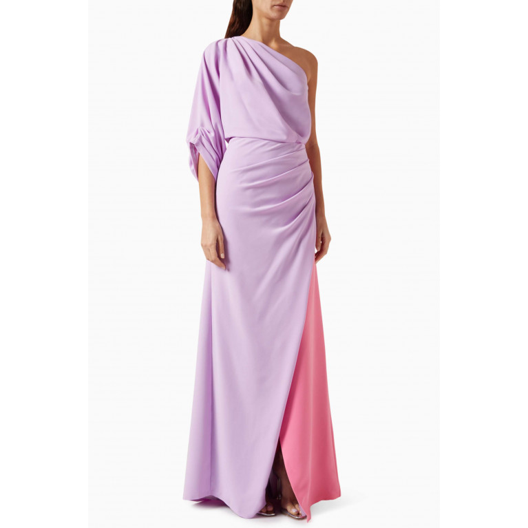 NASS - One-shoulder Gown Multicolour