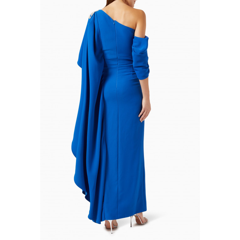 NASS - One-shoulder Gown Blue