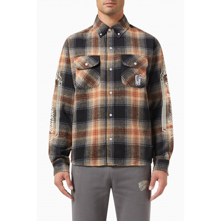 Billionaire Boys Club - Checkered Shirt in Wool Blend