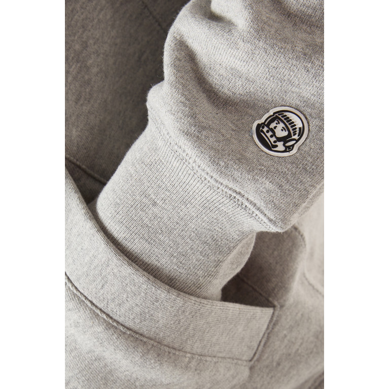 Billionaire Boys Club - Camo Arch Logo Zip-up Hoodie in Cotton Grey