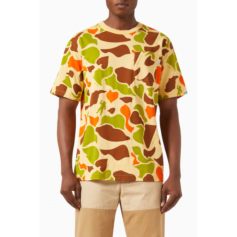 Billionaire Boys Club - Camo-print Pocket T-shirt in Cotton-jersey Multicolour