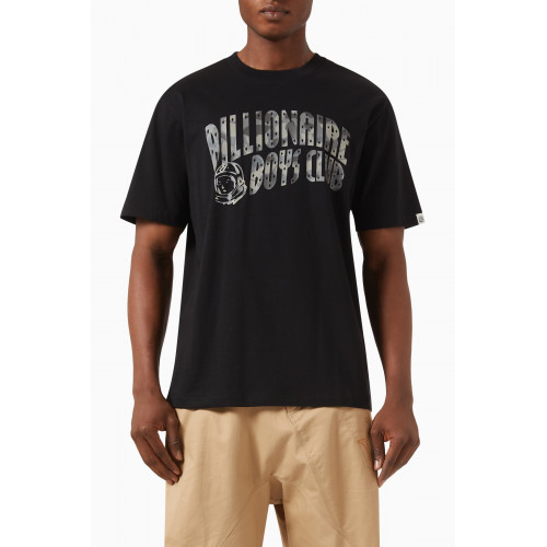 Billionaire Boys Club - Camo Arch Logo T-shirt in Cotton-jersey Black