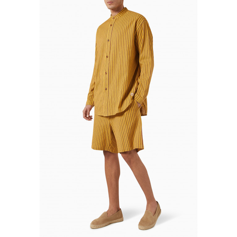 SMR Days - Leeward Striped Shorts in Cotton