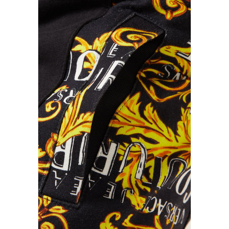 Versace Jeans Couture - Logo Couture Print Bermuda Shorts in Cotton