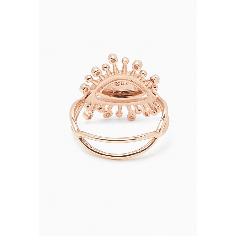Kismet By Milka - Nahla Diamond Ring in 14kt Rose Gold