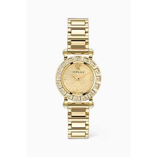 Versace - Greca Glam Quartz Stainless Steel Watch, 30mm