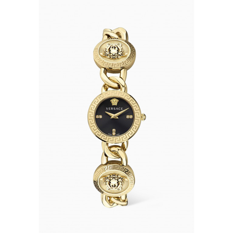 Versace - Stud Icon Quartz Diamond Stainless Steel Watch, 26mm