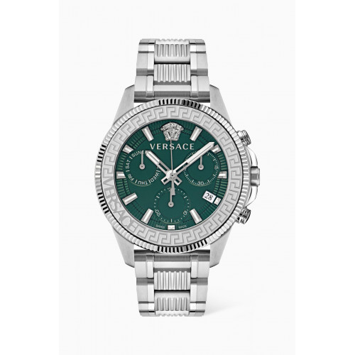 Versace - Greca Action Quartz Chronograph Stainless Steel Watch, 45mm