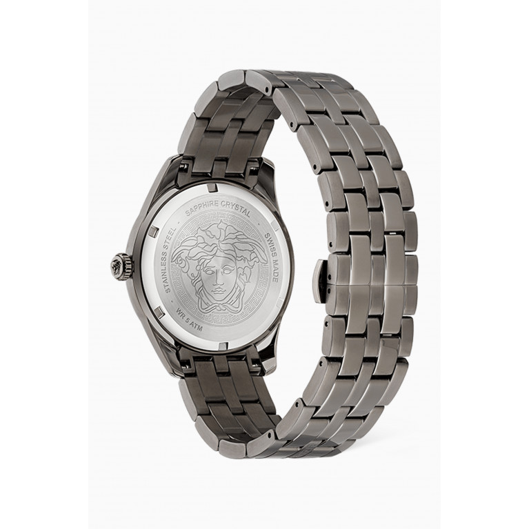 Versace - Greca Time Quartz Stainless Steel Watch, 41mm