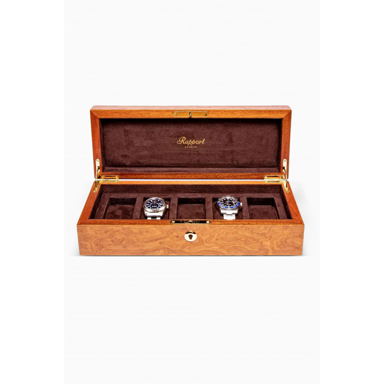 Rapport - Burr Heritage Watch Collector Box in Wood