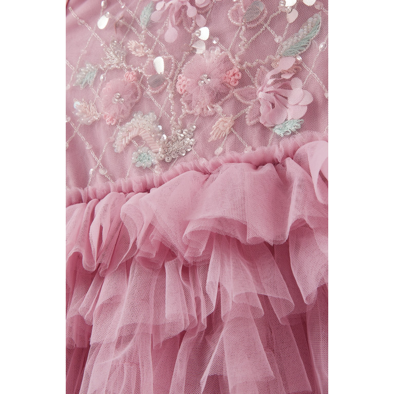 Tutu Du Monde - Bebe Hearts & Roses Tutu Dress in Nylon