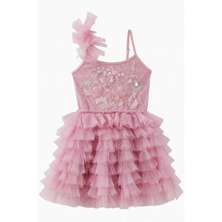 Tutu Du Monde - Bebe Hearts & Roses Tutu Dress in Nylon