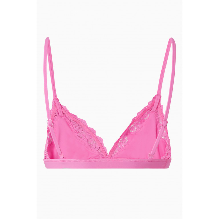 SKIMS - Fits Everybody Lace Bralette NEON ORCHID