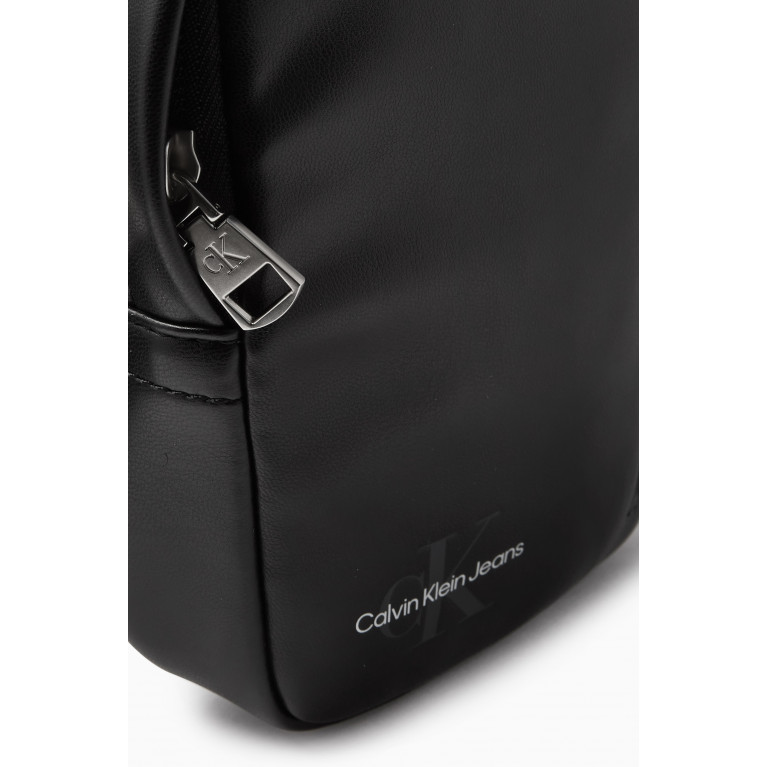 Calvin Klein Jeans - CK Monogram Phone Crossbody Bag in Recycled Faux Leather